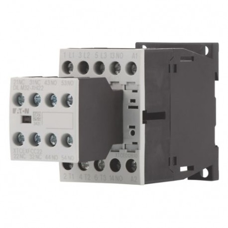 DILM12-32(24VDC) - DILM12-32(24VDC) 276950 Y7-276950 EATON ELECTRIC XTCE012B32TD Contactor, 3p+3N/O+2N/C, 5.5kW/400V/AC3