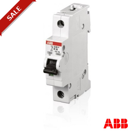 2CDS281001R0161 - S201P-D16 2CDS281001R0161 ABB Miniature Circuit Breaker S200P 1P D 16 A