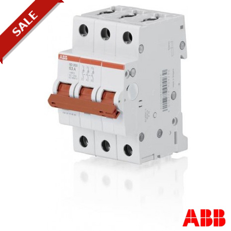 2CDD283101R0050 - SD203/50 2CDD283101R0050 ABB SD203/50 Switch Disconnector 3P, 50A