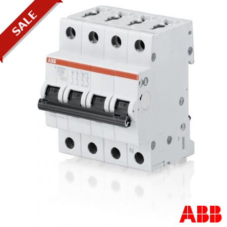 2CDS253103R0105 - S203-B10NA 2CDS253103R0105 ABB Miniature Circuit Breaker S200 4P B 10 A