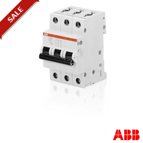 2CDS253001R0034 - S203-C3 2CDS253001R0034 ABB Miniature Circuit Breaker S200 3P C 3 A