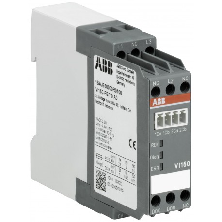 1SAJ650000R0100 - 1SAJ650000R0100 ABB VI150-FBP Voltage-Module for UMC100 Use in grounded networks, Ue 150-690V AC