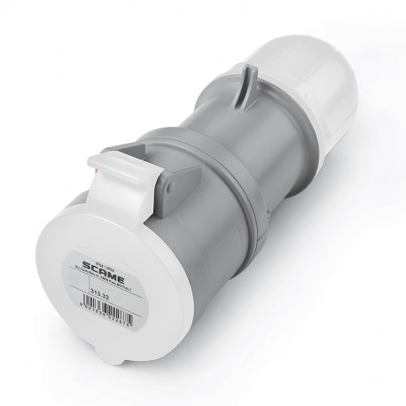 313.32433 - 313.32433 SCAME CONNECTOR 2P+E IP44 32A 12h TST 50V AC