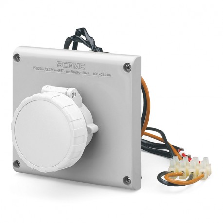 405.2421 - 405.2421 SCAME INTERLOCKED SOCKET 2P IP67 16A 12h