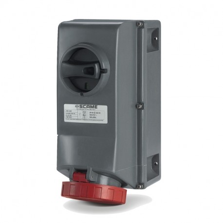 503.1686 - 503.1686 SCAME INTERLOCK.SOCKET 3P+E IP66 16A 6h