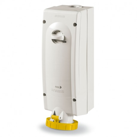 561.6370 - 561.6370 SCAME INTERLOCKED SOCKET 2P+E IP67 63A 4h