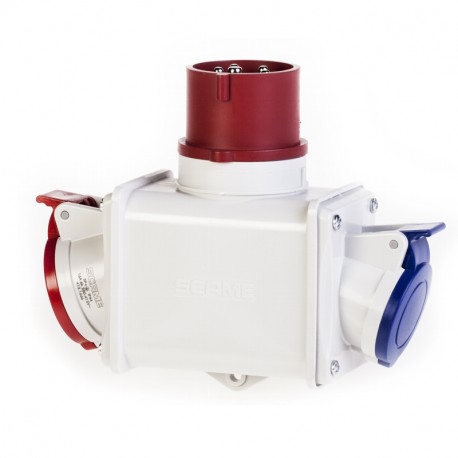 600.1629 - 600.1629 SCAME 2-WAY ADAPTOR 3P+N+E 16A IP44