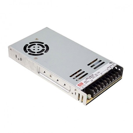LRS-350-48 - LRS-350-48 MEANWELL AC-DC Single output enclosed power supply, Input: 90-132 AC / 180-264 AC, Output: 48V / ..