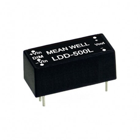 LDD-700L - LDD-700L MEANWELL DC-DC Step down LED driver Constant Current (CC), Input 9-36VDC, Output 0.7A / 2-32VDC, PC..