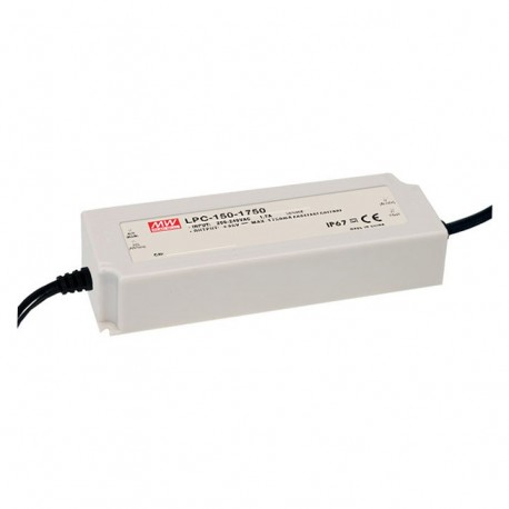 LPC-150-500 - LPC-150-500 MEANWELL AC-DC Single output LED driver Constant Current (CC), Universal AC input, Output 0.5A /..
