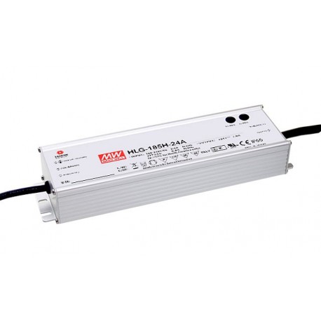 HLG-185H-48A - HLG-185H-48A MEANWELL AC-DC Single output LED driver Mix mode (CV+CC) with built-in PFC, Output 48VDC / 3.9A..
