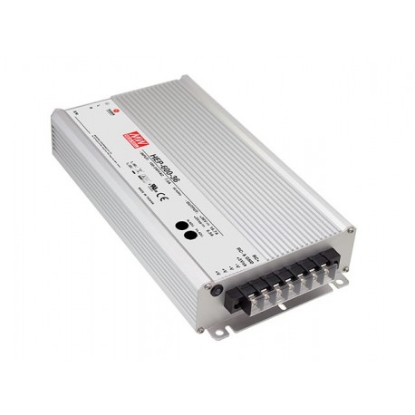 HEP-600-20 - HEP-600-20 MEANWELL AC-DC Single output industrial power supply with PFC, Output 20VDC / 28.0A, Input-output..