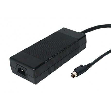 GC220A12-R7B - GC220A12-R7B MEANWELL AC-DC Desktop charger, Output 13.6VDC / 13.5A, Output connector 4 pin power din plug