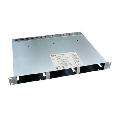RCP-1UI - RCP-1UI MEANWELL AC-DC 19 inch rack for 3 units of RCP-1000 with IEC320-C14 input socket, Hot swap