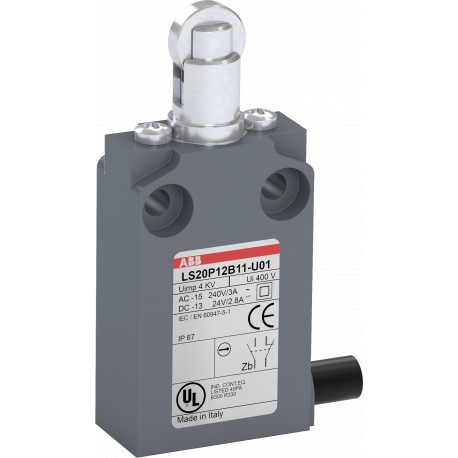 LS20P12B11-U01 - LS20P12B11-U01 1SBV015912R3801 ABB LS20P12B11-U01 Limit Switch
