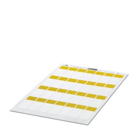 WML 14 (25X19)A4 YE - WML 14 (25X19)A4 YE 0830694 PHOENIX CONTACT Cable marker label