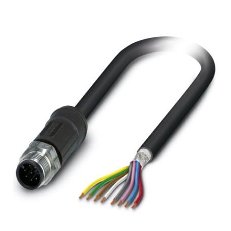 SAC-8P-M12MS/ 2,0-28X SH OD - SAC-8P-M12MS/ 2,0-28X SH OD 1407279 PHOENIX CONTACT Sensor/actuator cable