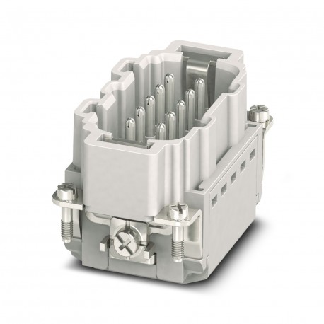 HC-B10-I-PT-M - HC-B10-I-PT-M 1407730 PHOENIX CONTACT HEAVYCON pin insert, B10 series, 10 + PE-pos., push-in connection