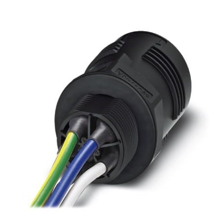 QPD W 4PE6,0 M25 1,0 BK - QPD W 4PE6,0 M25 1,0 BK 1410397 PHOENIX CONTACT Panel feed-through