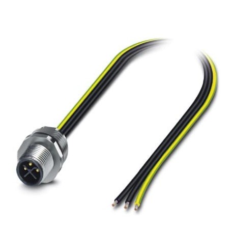 SACC-E-M12MSS-3P-M16/0,5 PE - SACC-E-M12MSS-3P-M16/0,5 PE 1411655 PHOENIX CONTACT Flush-type connector