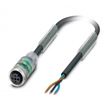 SAC-3P-3,0-PVC/M12FS-2L - SAC-3P- 3,0-PVC/M12FS-2L 1414561 PHOENIX CONTACT Sensor/actuator cable
