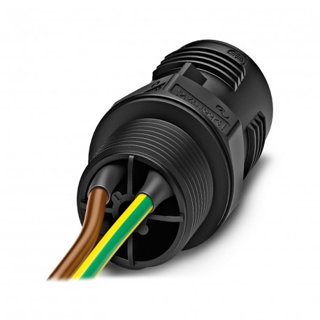 QPD W 2PE1,5 M20 1,0 BK - QPD W 2PE1,5 M20 1,0 BK 1414691 PHOENIX CONTACT Panel feed-through