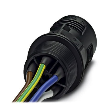 QPD W 4PE1,5 M25 1,0 BK - QPD W 4PE1,5 M25 1,0 BK 1414737 PHOENIX CONTACT Panel feed-through