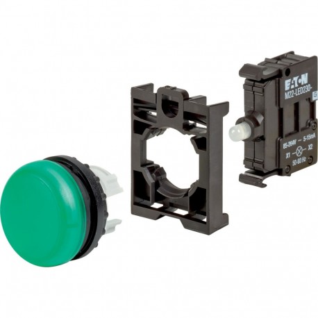 M22-L-G-LED230-BVP - M22-L-G-LED230-BVP 132600 Y7-132600 EATON ELECTRIC Indicator light, complete device