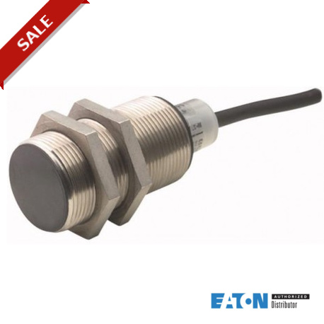 E57LBL30T110 - E57LBL30T110 136058 EATON ELECTRIC Proximity switch, inductive, 1 N/C, Sn 15mm, 3L, 6-48VDC, NPN, M30, metal..