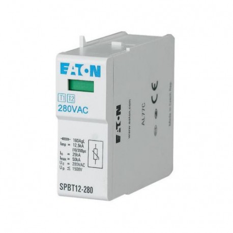 SPBT12-280 - SPBT12-280 167341 Y7-167341 EATON ELECTRIC Lightning current and surge arresters, plug-in unit, 12, 5 kA