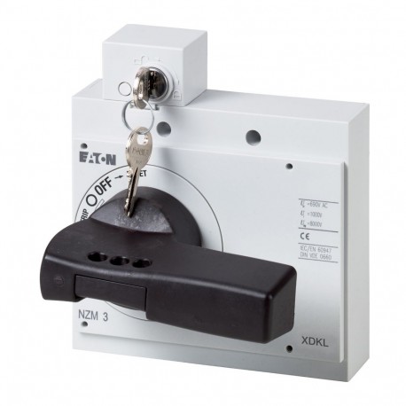 NZM3-XDKL - NZM3-XDKL 172538 Y7-172538 EATON ELECTRIC Rotary handle, + key lock, size 3