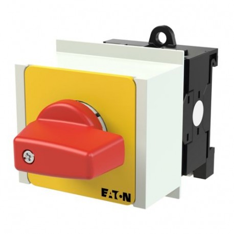 T0-2-8900/IVS-RT - T0-2-8900/IVS-RT 207404 Y7-207404 EATON ELECTRIC On-Off switch, 3 pole + N, 20 A, Emergency-Stop function, 9..