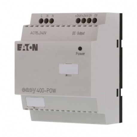 EASY400-POW - EASY400-POW 212319 Y7-212319 EATON ELECTRIC Switched-mode power supply unit, 100-240VAC/24VDC, 1.25A, 1-phas..