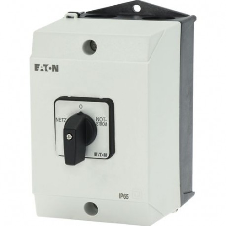 T3-4-8902/I2 - T3-4-8902/I2 215224 Y7-215224 EATON ELECTRIC Changeoverswitches, Contacts: 8, 32 A, front plate: Netz-0-Nots..
