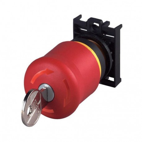 M22-PVS/K01 - M22-PVS/K01 216514 Y7-216514 EATON ELECTRIC Emergency switching off key-operated button, 1 N/C, front mount