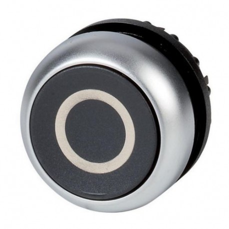 M22-D-S-X0 - M22-D-S-X0 216609 Y7-216609 EATON ELECTRIC Pushbutton, flush, black 0, momentary