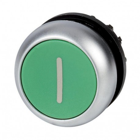 M22-DR-G-X1 - M22-DR-G-X1 216630 Y7-216630 EATON ELECTRIC Pushbutton, flush, green I, maintained