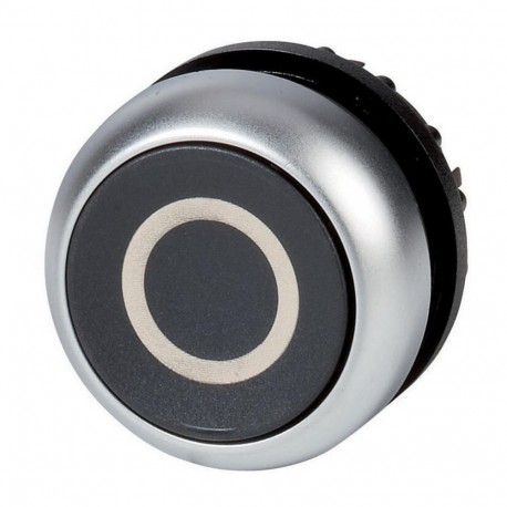 M22-DR-S-X0 - M22-DR-S-X0 216632 Y7-216632 EATON ELECTRIC Pushbutton, flush, black 0, maintained