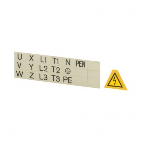 BPF-NZM7 - BPF-NZM7 217294 Y7-217294 EATON ELECTRIC Lightning symbol + terminal marking, for main switch