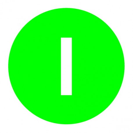 M22-XD-G-X1 - M22-XD-G-X1 218165 Y7-218165 EATON ELECTRIC Button plate, flat green, I