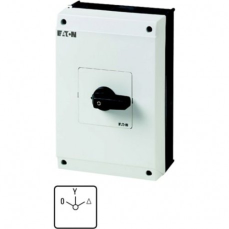 T5B-4-3/I4 - T5B-4-3/I4 223009 Y7-223009 EATON ELECTRIC Star-delta switches, Contacts: 8, 63 A, front plate: 0-Y-D, 60 °,..