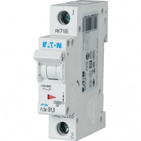 PLSM-B1,5-MW - PLSM-B1,5-MW 242166 EATON ELECTRIC Over current switch, 1, 5 A, 1p, type B characteristic