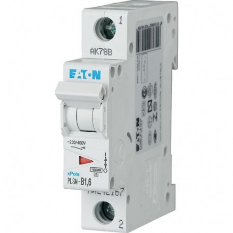 PLSM-C1,6-MW - PLSM-C1,6-MW 242193 EATON ELECTRIC Over current switch, 1, 6 A, 1p, type C characteristic