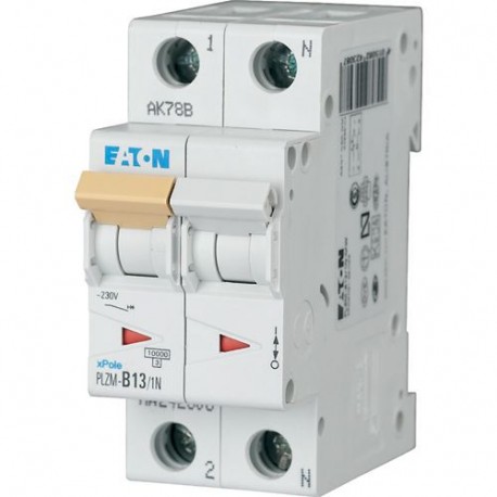 PLZM-B13/1N-MW - PLZM-B13/1N-MW 242308 Y7-242308 EATON ELECTRIC Over current switch, 13A, 1pole+N, type B characteristic