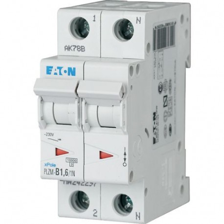PLZM-C0,16/1N-MW - PLZM-C0,16/1N-MW 242317 EATON ELECTRIC Over current switch, 0, 16 A, 1pole+N, type C characteristic