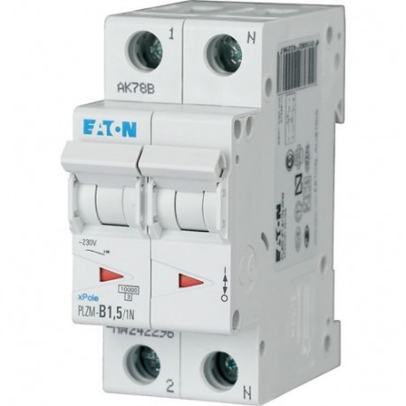 PLZM-C0,75/1N-MW - PLZM-C0,75/1N-MW 242319 EATON ELECTRIC Over current switch, 0, 75 A, 1pole+N, type C characteristic