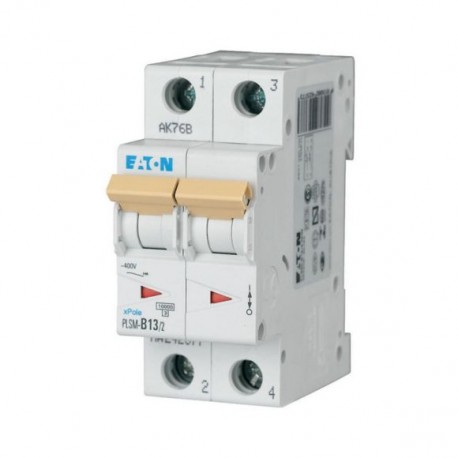 PLSM-B13/2-MW - PLSM-B13/2-MW 242377 Y7-242377 EATON ELECTRIC Over current switch, 13A, 2p, type B characteristic