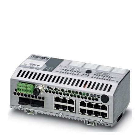 FL SWITCH SMCS 14TX/2FX-SM - FL SWITCH SMCS 14TX/2FX-SM 2701466 PHOENIX CONTACT Industrial Ethernet Switch