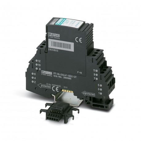 PT-IQ-2X2+F-12DC-UT - PT-IQ-2X2+F-12DC-UT 2800985 PHOENIX CONTACT Surge protection device