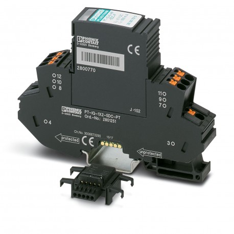 PT-IQ-1X2-5DC-PT - PT-IQ-1X2-5DC-PT 2801251 PHOENIX CONTACT Surge protection device